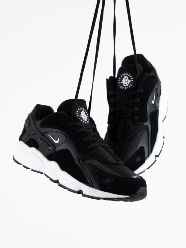 Nike Air Huarache Black White - Зображення 2