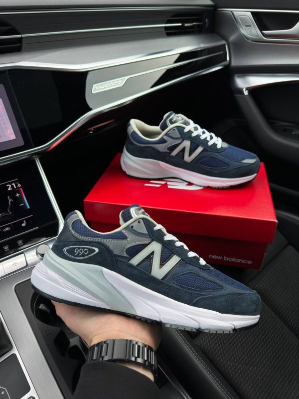 New Balance 990V6 Navy White - Зображення 5