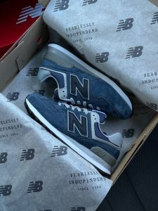 New Balance 574 Premium Blue Navy