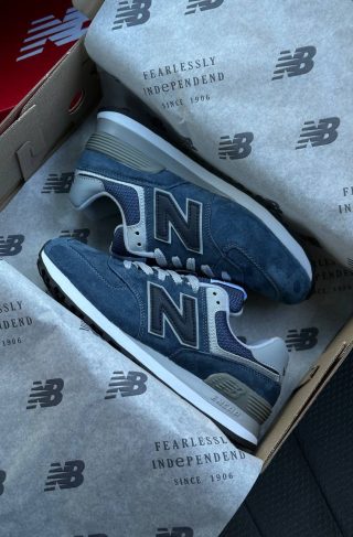 New Balance 574 Premium Blue Navy