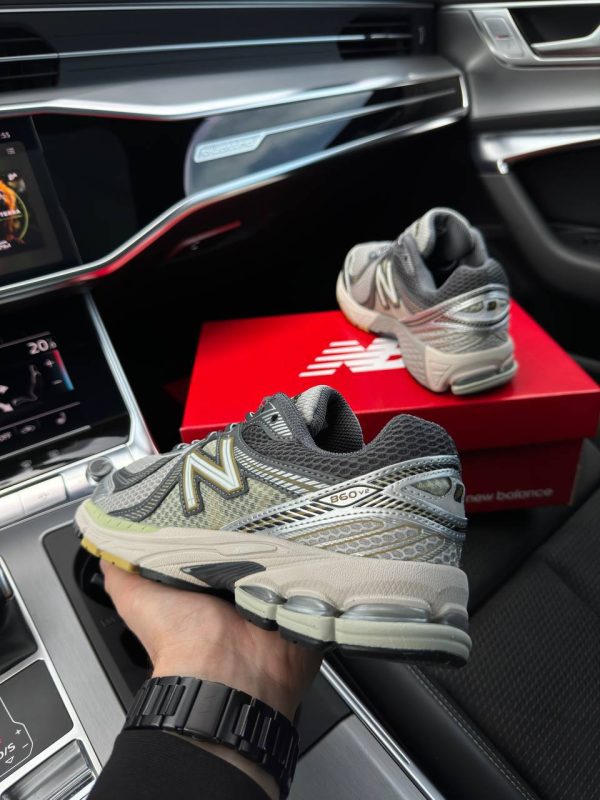 New Balance 860v2 Grey Silver - Зображення 4