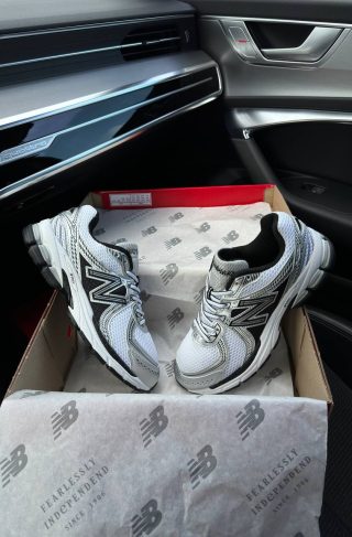 New Balance 860v2 White Silver Black