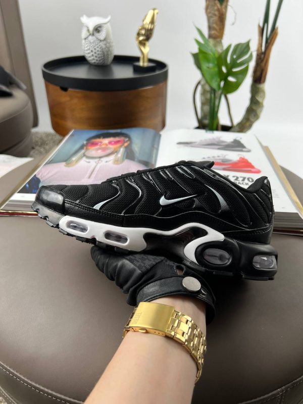 Nike Air Max Tn Plus Black White - Зображення 9