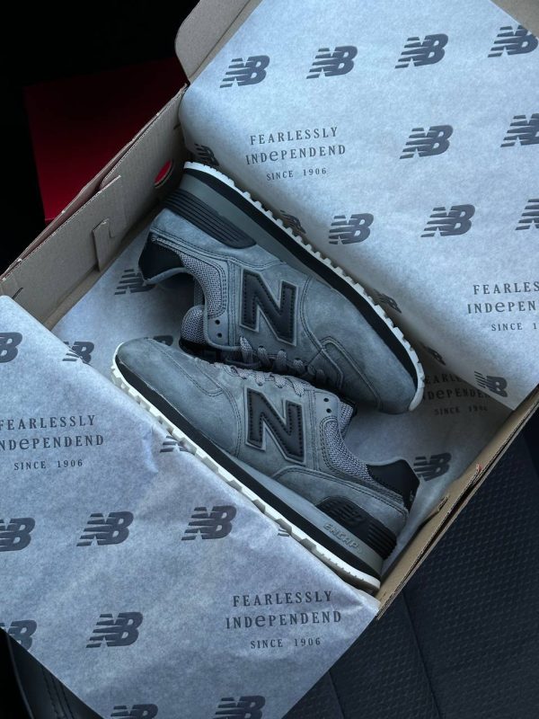 New Balance 574 Premium Gray Black