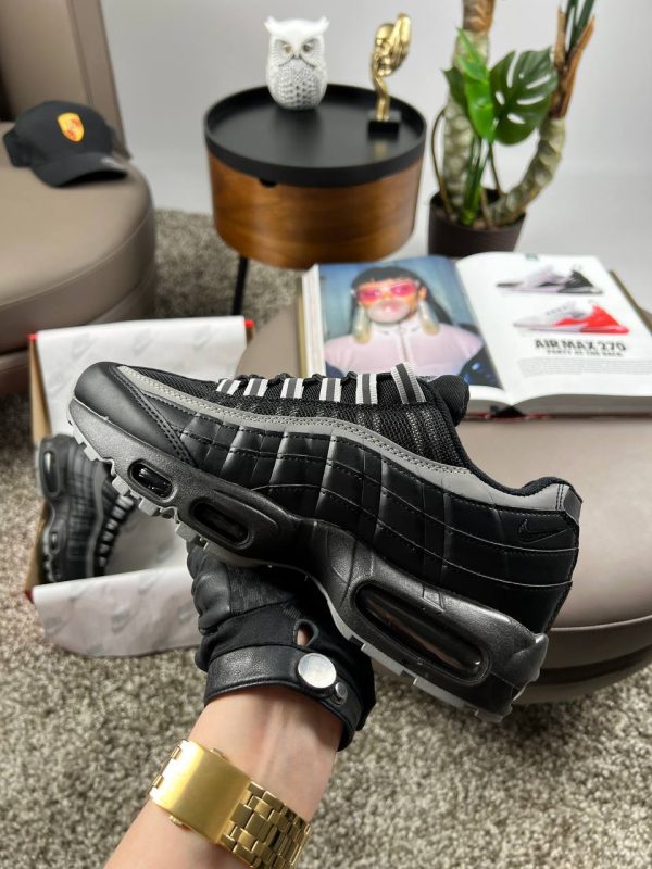 Nike Air Max 95 All Black Grey 41 - Зображення 8