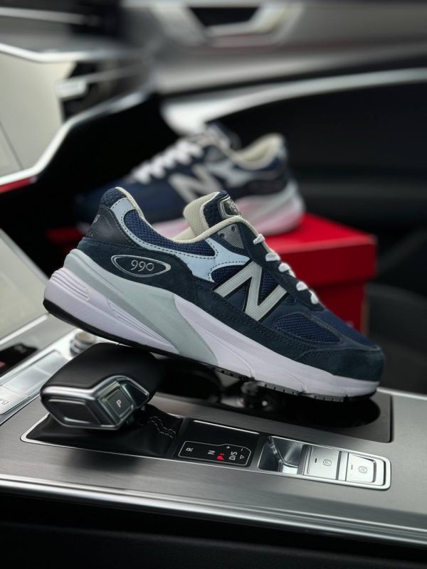 New Balance 990V6 Navy White - Зображення 6