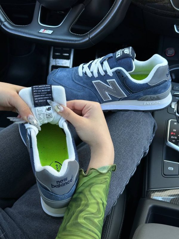 New Balance 574 Premium Blue Reflective - Зображення 3