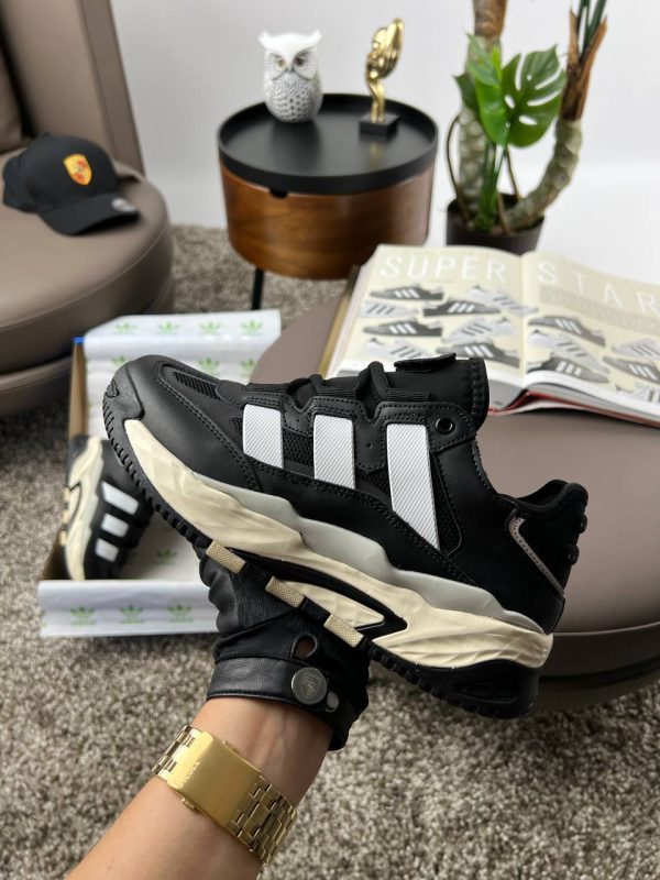 Adidas Originals Niteball M Black White Leather - Зображення 8