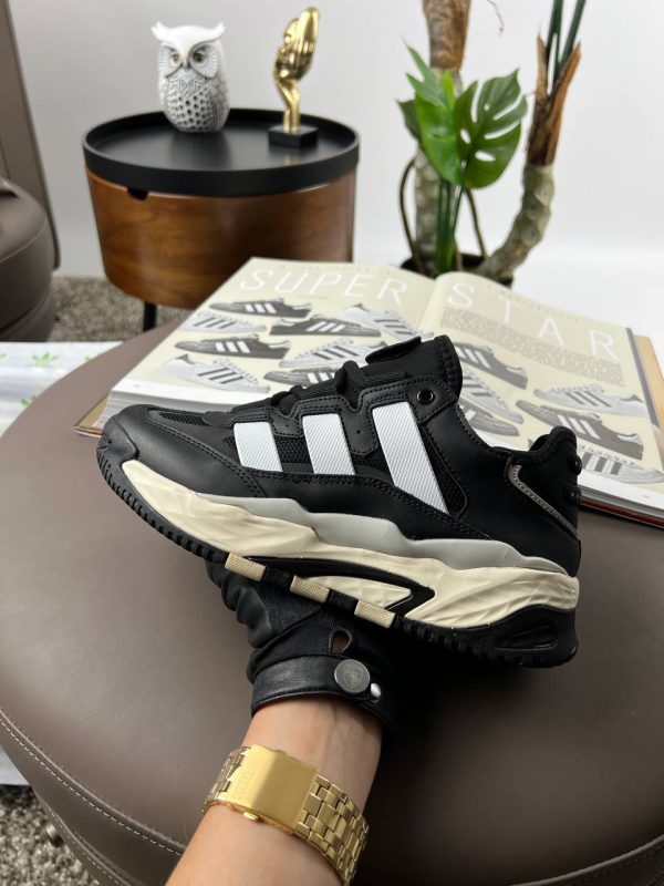 Adidas Originals Niteball M Black White Leather - Зображення 9