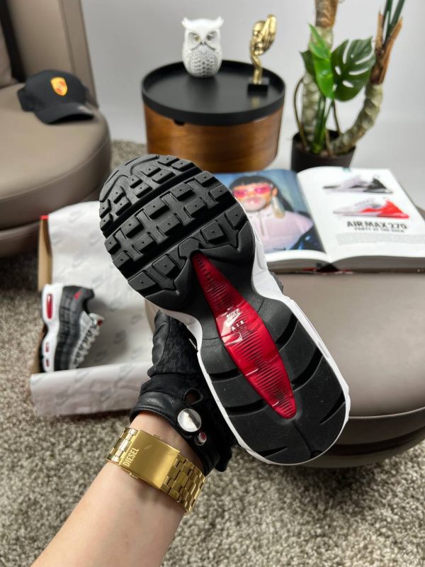 Nike Air Max 95 Black Grey White 37 - Зображення 6