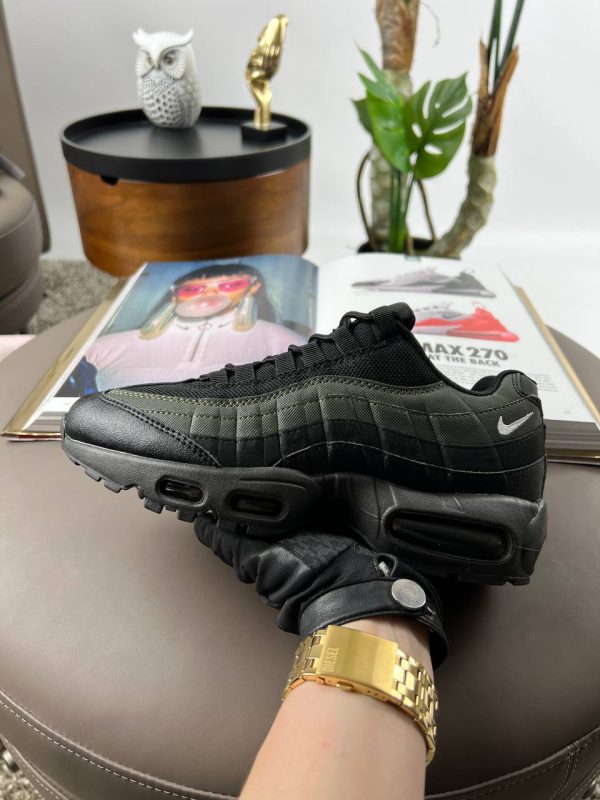 Nike Air Max 95 Black Khaki White - Зображення 9
