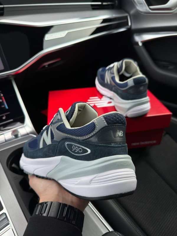 New Balance 990V6 Navy White - Зображення 4