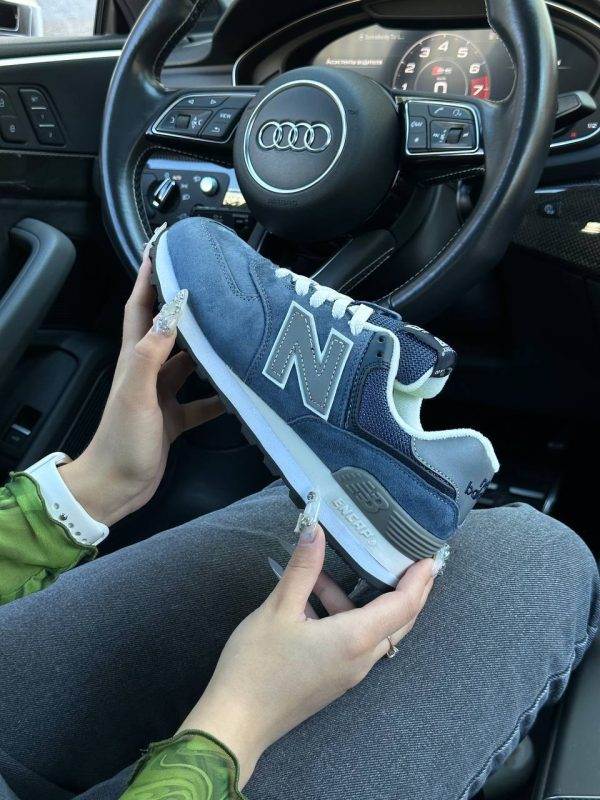 New Balance 574 Premium Blue Reflective - Зображення 9