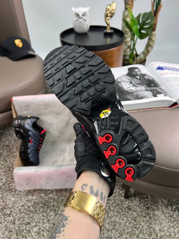 Nike Air Max Plus New Black Grey Red - Зображення 6