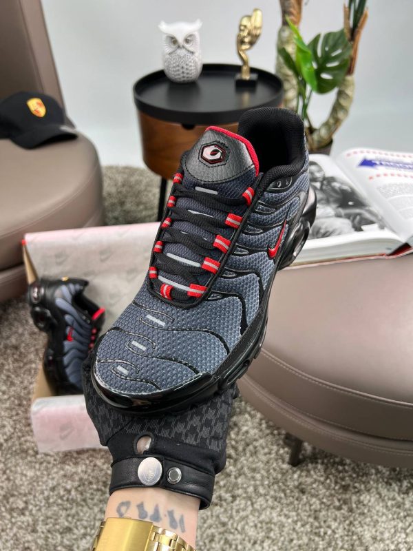 Nike Air Max Plus New Black Grey Red - Зображення 7