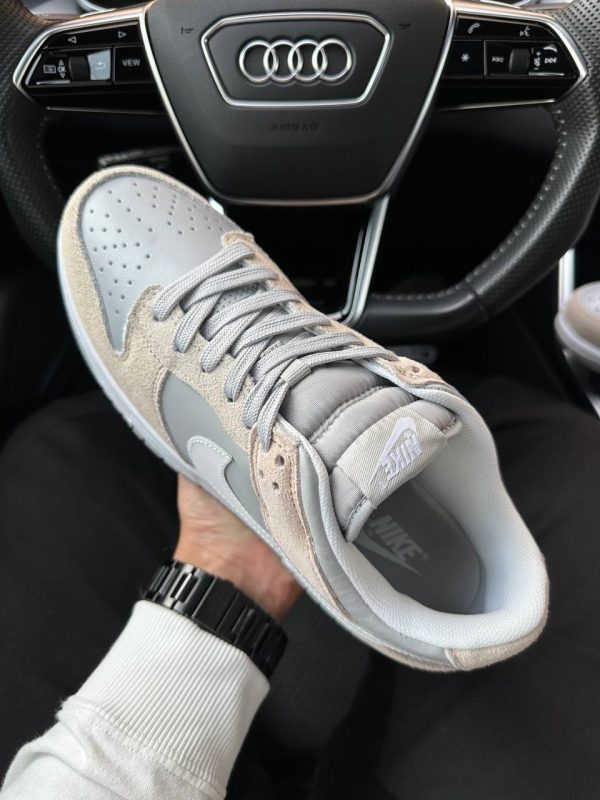 Nike SB Dunk Low Beige Grey White - Зображення 7