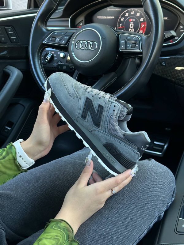 New Balance 574 Premium Gray Black - Зображення 9