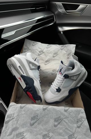 Nike Air Jordan 4 Retro White Blue