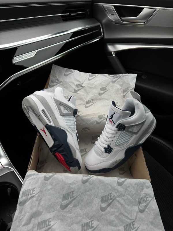 Nike Air Jordan 4 Retro White Blue