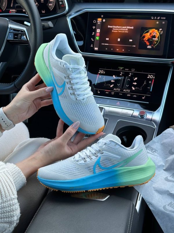 Nike Air Zoom Light Grey Blue Green - Зображення 3