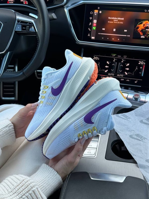 Nike Air Zoom White Purple Orange - Зображення 8