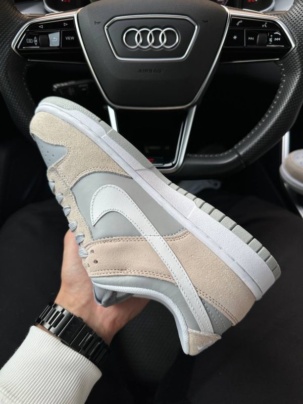 Nike SB Dunk Low Beige Grey White - Зображення 6
