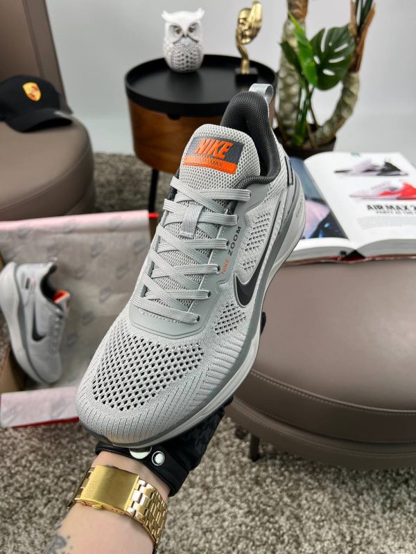 Nike Air Zoom x React Light Grey Orange - Зображення 7
