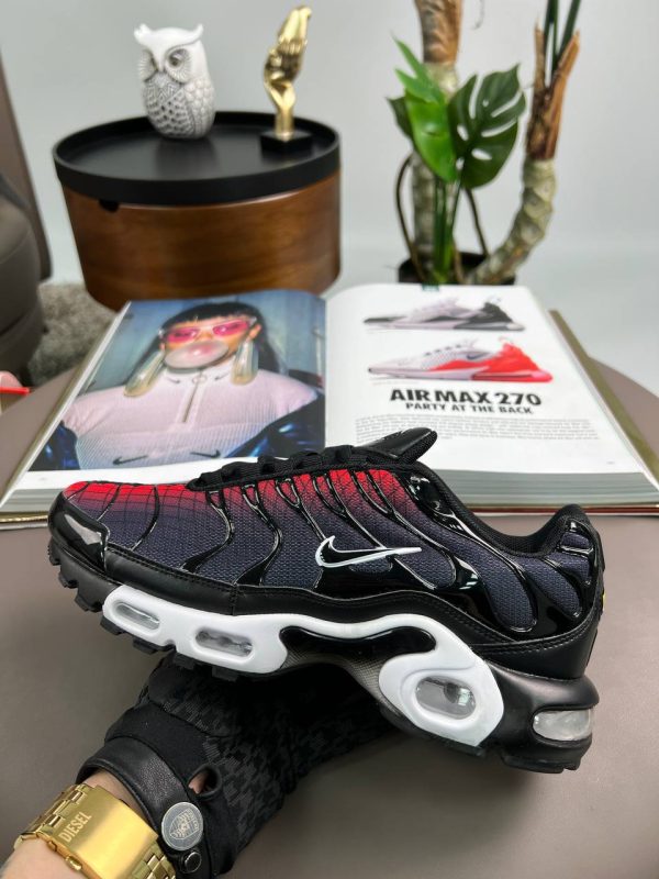 Nike Air Max Plus Black Grey Red - Зображення 8