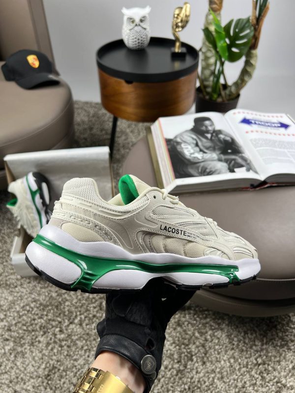 Lacoste L003 2K24 Beige White Green - Зображення 3