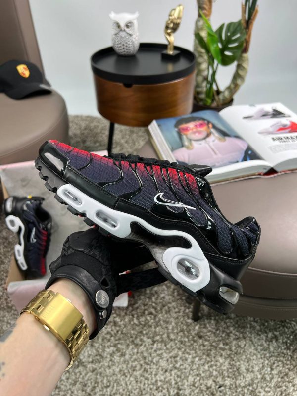 Nike Air Max Plus Black Grey Red - Зображення 7