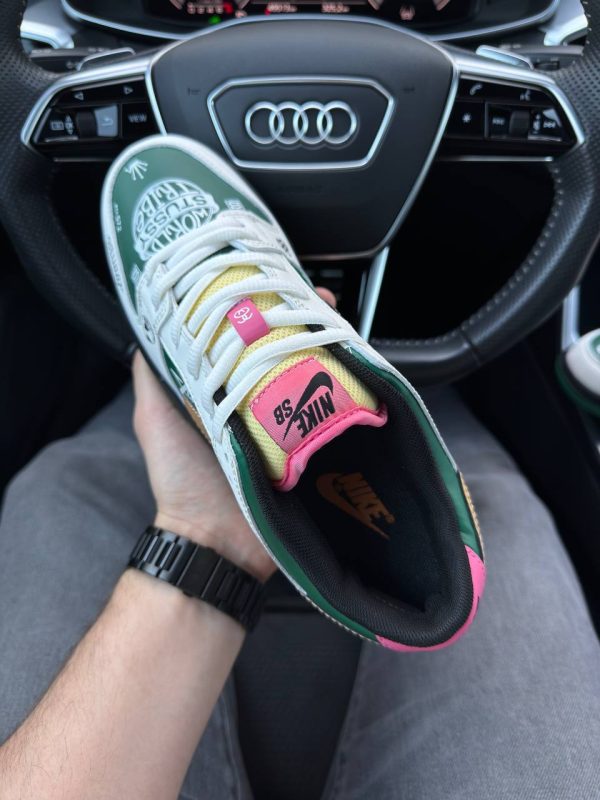 Nike SB Dunk Low x Stussy 572 Green Beige - Зображення 8