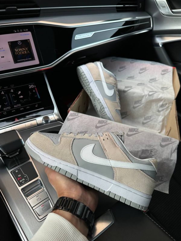 Nike SB Dunk Low Beige Grey White - Зображення 2