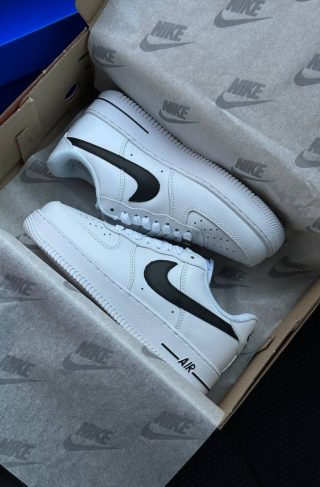 Nike Air Force 1 Winter All White Black