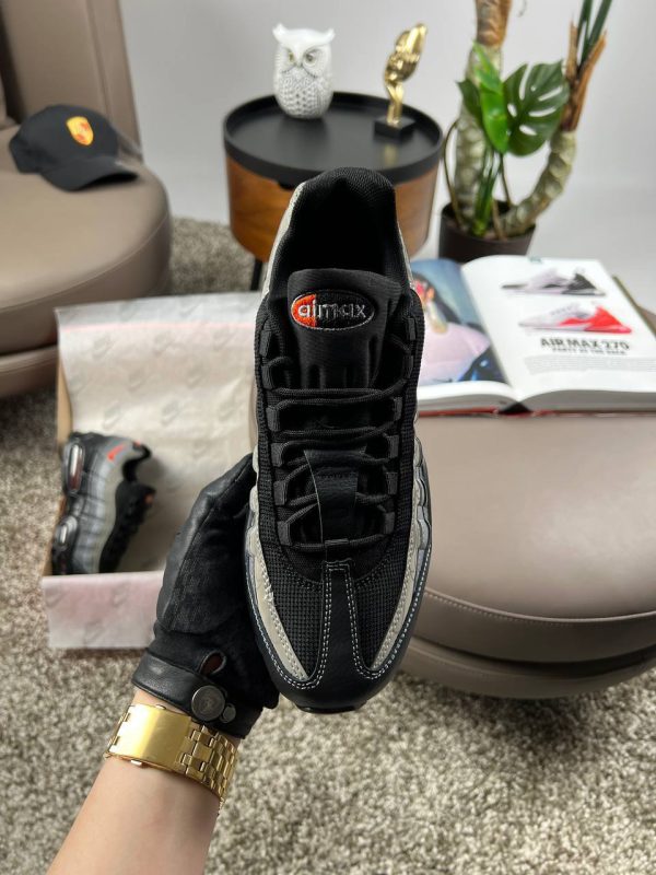Nike M Air Max 95 PRM Black Grey Orange 41 - Зображення 5
