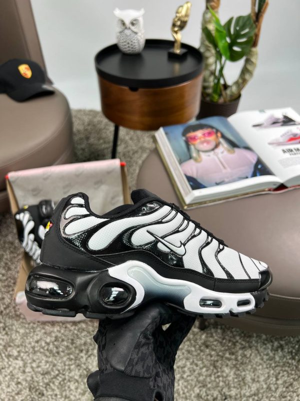 Nike Air Max Plus White Black - Зображення 3