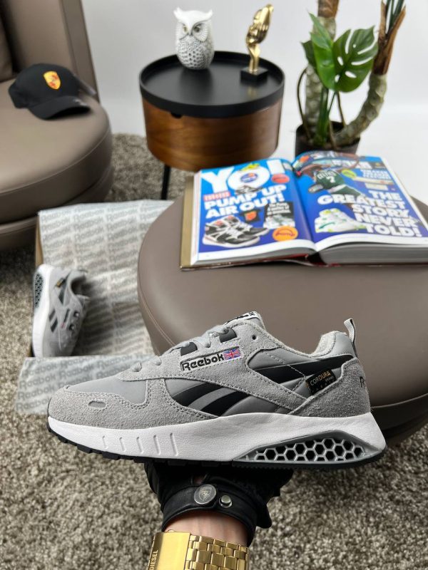Reebok Classic Leather Hexalite Grey Black White - Зображення 4