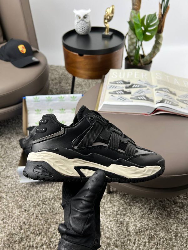 Adidas Originals Niteball M Black Beige Leather - Зображення 3