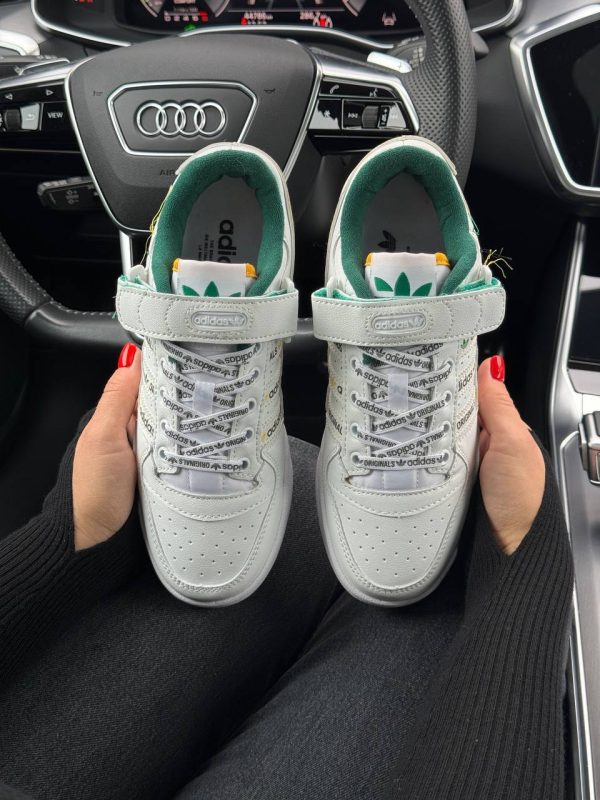 Adidas Originals Forum 84 Low New White Green Yellow - Зображення 6