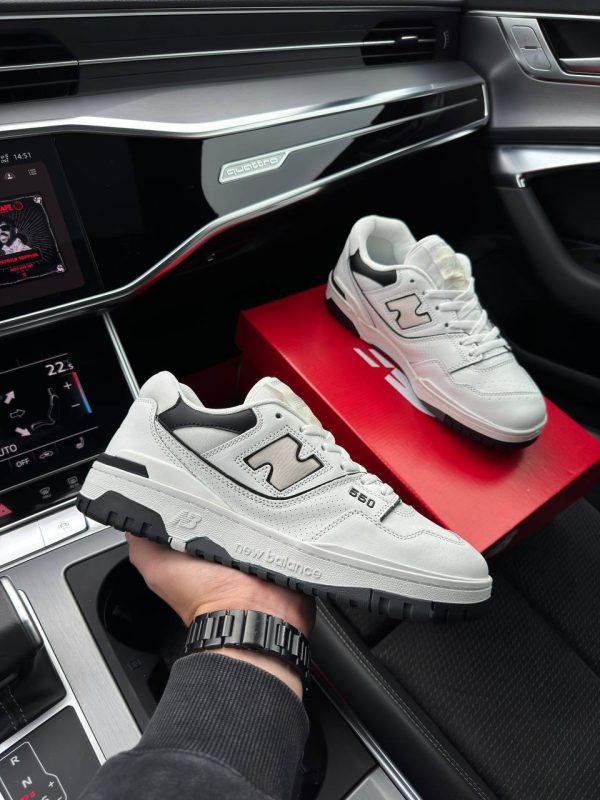 New Balance 550 Low White Sand Black - Зображення 3