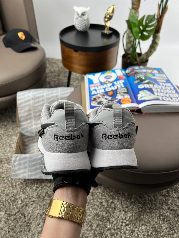Reebok Classic Leather Hexalite Grey Black White - Зображення 2