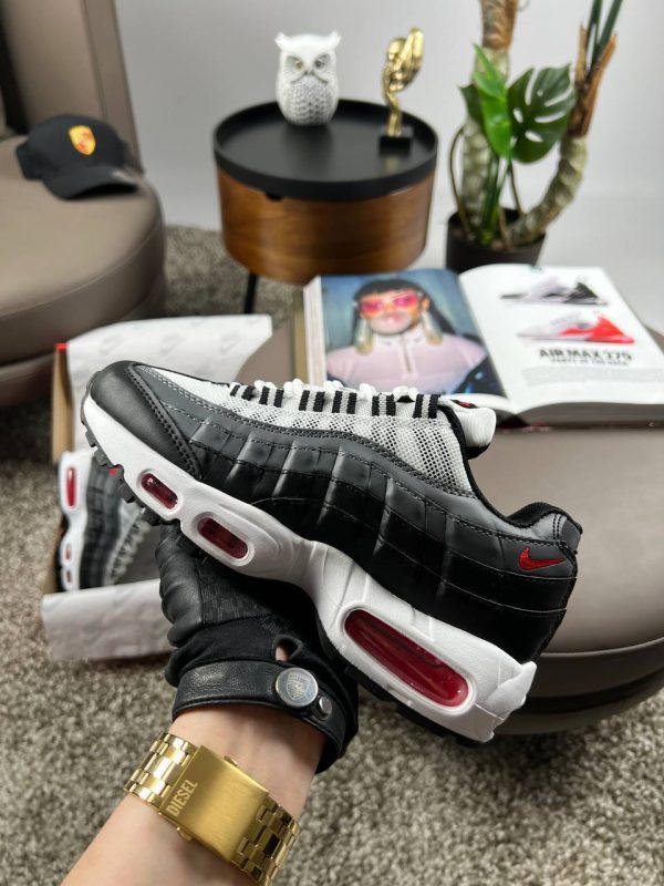 Nike Air Max 95 Black Grey White 37 - Зображення 8