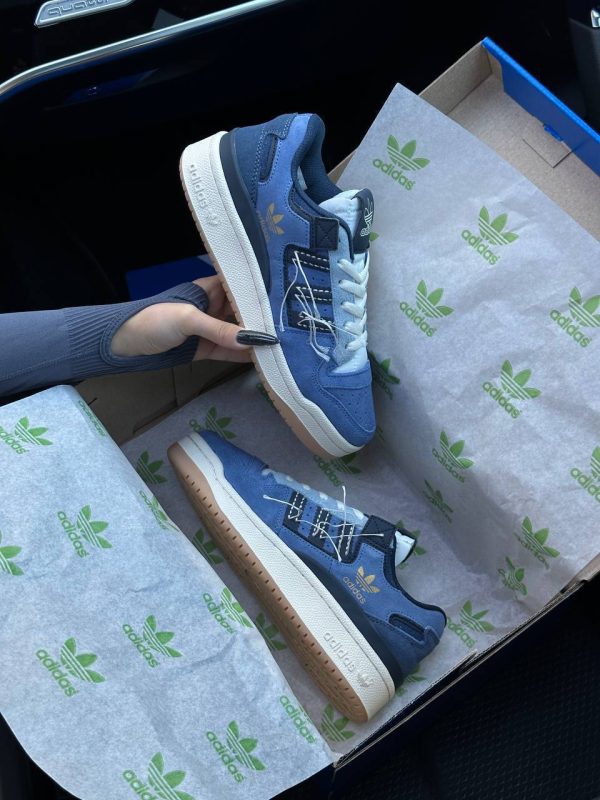 Adidas Forum 84 Low “Off White” Navy White New - Зображення 2
