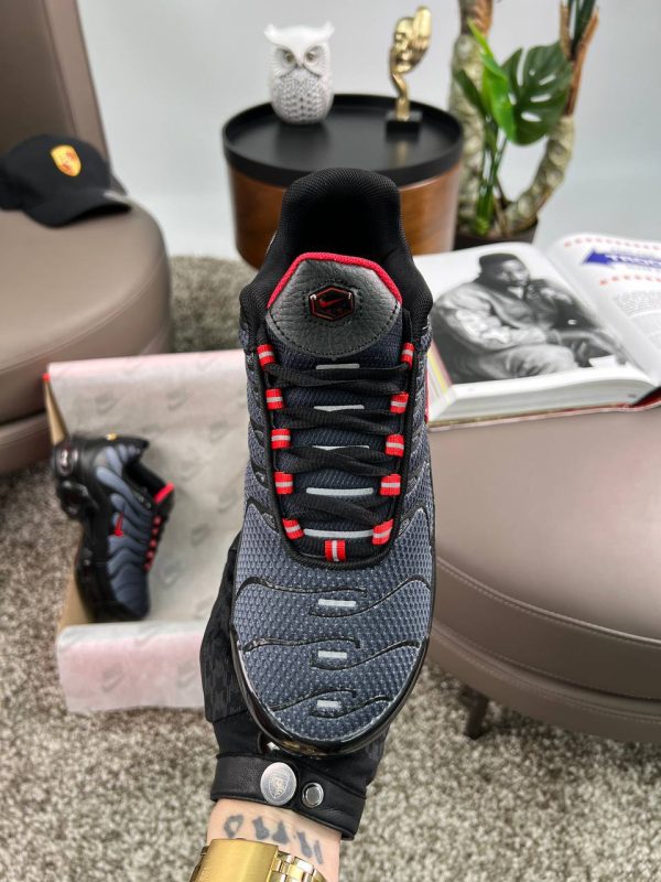 Nike Air Max Plus New Black Grey Red - Зображення 5