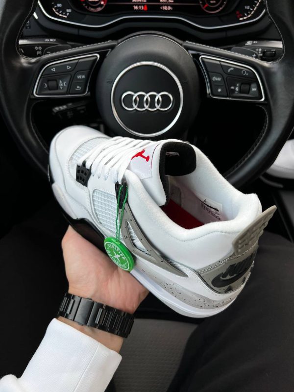 Nike Air Jordan 4 Retro White Cement - Зображення 6