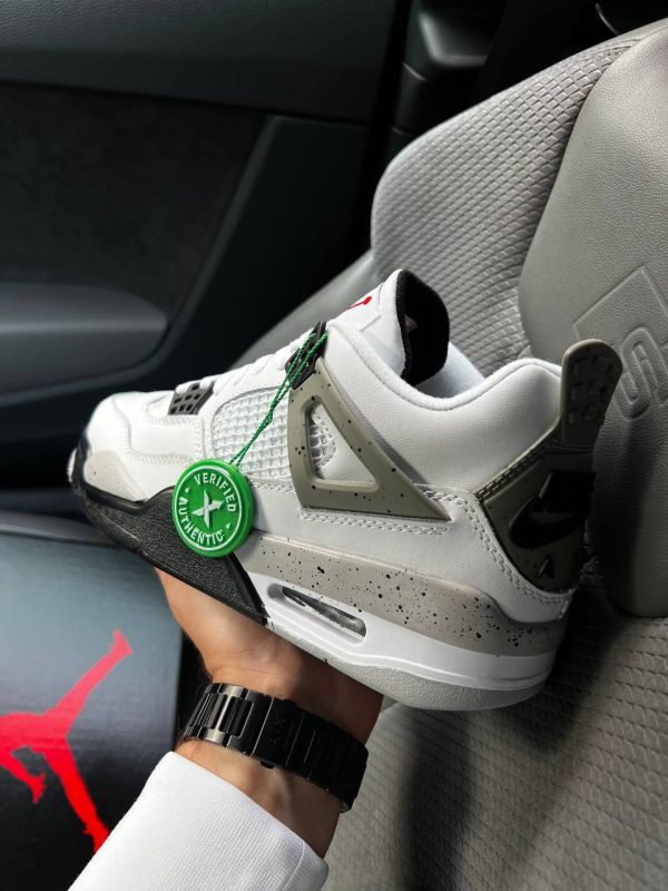 Nike Air Jordan 4 Retro White Cement - Зображення 3