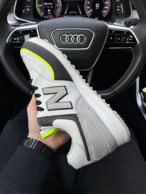 New Balance 574 TP2 White Yellow Neon - Зображення 8