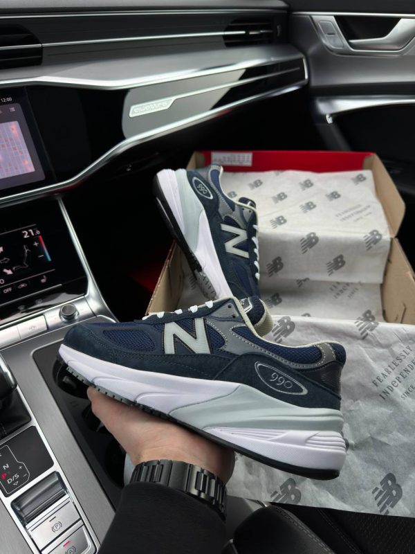 New Balance 990V6 Navy White - Зображення 2