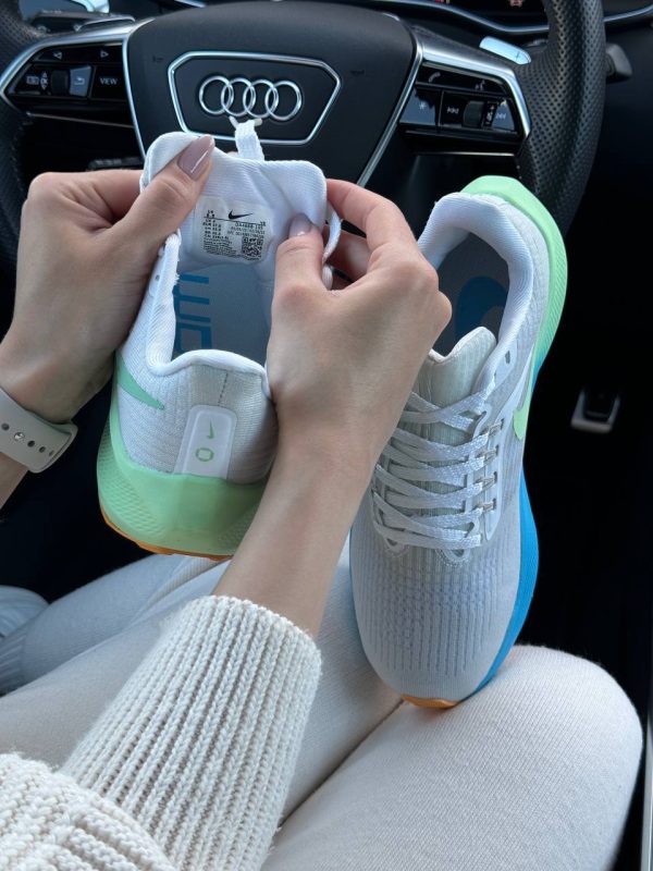 Nike Air Zoom Light Grey Blue Green - Зображення 7