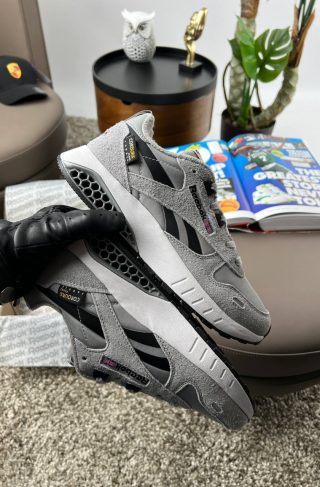 Reebok Classic Leather Hexalite Grey Black White