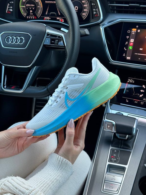 Nike Air Zoom Light Grey Blue Green - Зображення 9